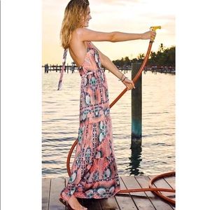 Nicole Miller Serena Halter Maxi. Size 0